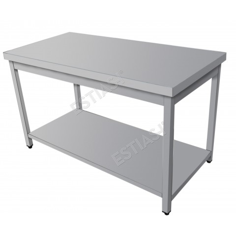 Stainless steel work table 290cm