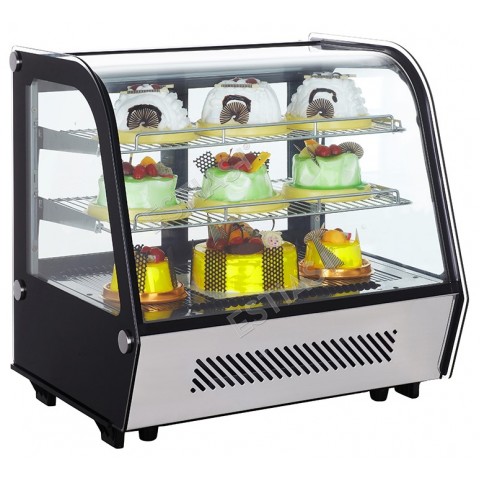 Refrigerated inox display case 70cm