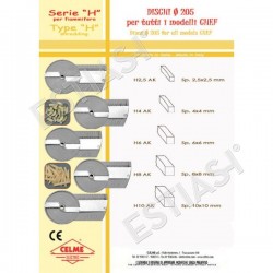 Julienne disc 6x6mm H6 for cutter CELME